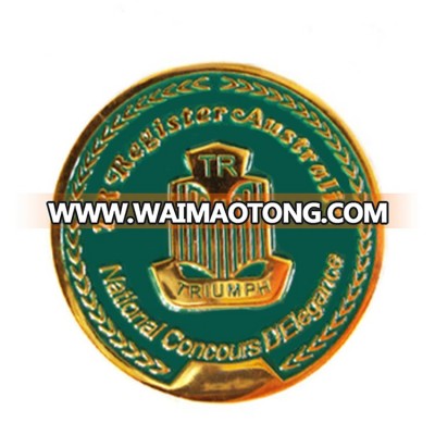 2019 Hot sale custom euro gold plated old challenge coins