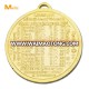 Iron stamped souvenir gold coin