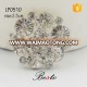 Elegant rhinestone handmade custom brooch pin